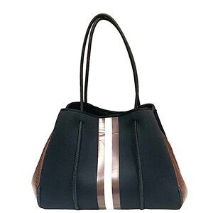 Haute Shore Greyson Tote in Black/Brown/Bronze